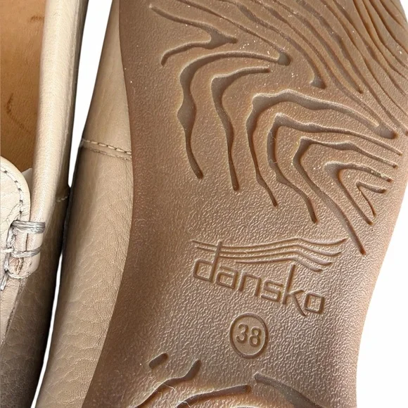 Dansko Lorri Tan Waxy Milled Leather Loafer - Picture 8 of 8